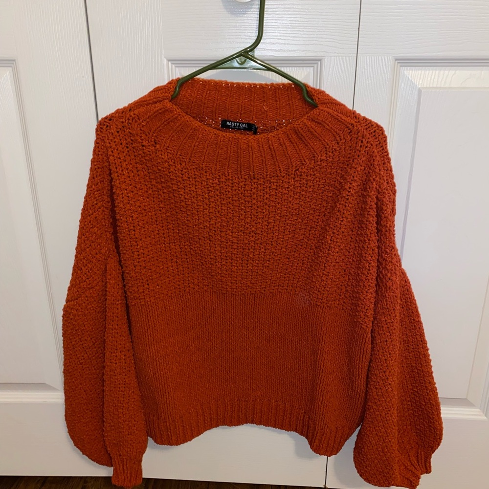 Nasty Gal orange sweater